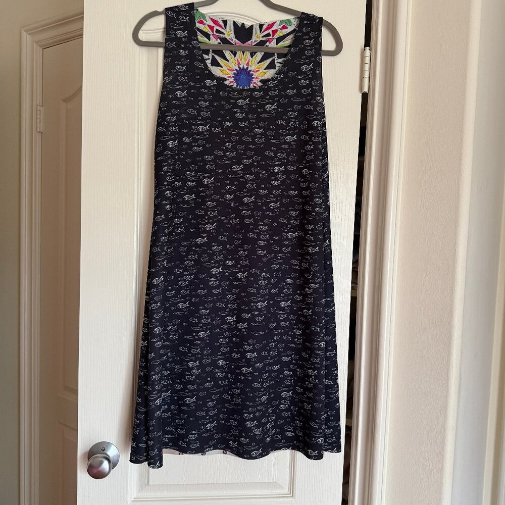 Animapop Reversible Dress with Geometric Pattern - Picture 5 of 6